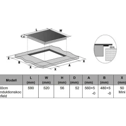 Bosch Flex-Induktions-Herd-Set Backofen 3D-Heißluft + Kochfeld Flächeninduktion Booster 60cm