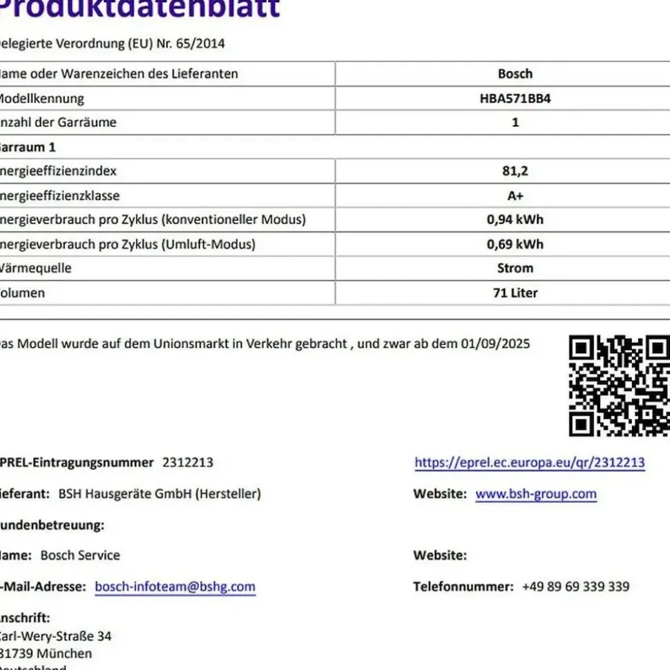 Bosch HBA571BB4