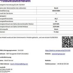 Bosch Herdset Pyrolyse 3D-Heißluft + Induktionskochfeld Booster
