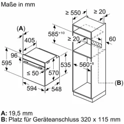 Bosch Herdset Pyrolyse 3D-Heißluft + Induktionskochfeld Booster
