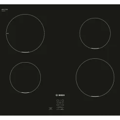 Bosch Induktion Herd Set Autark mit Backofen und Kochfeld Schwarz