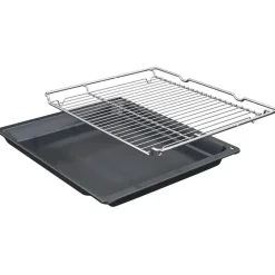Bosch Induktion Herd Set Autark mit Backofen und Kochfeld Schwarz