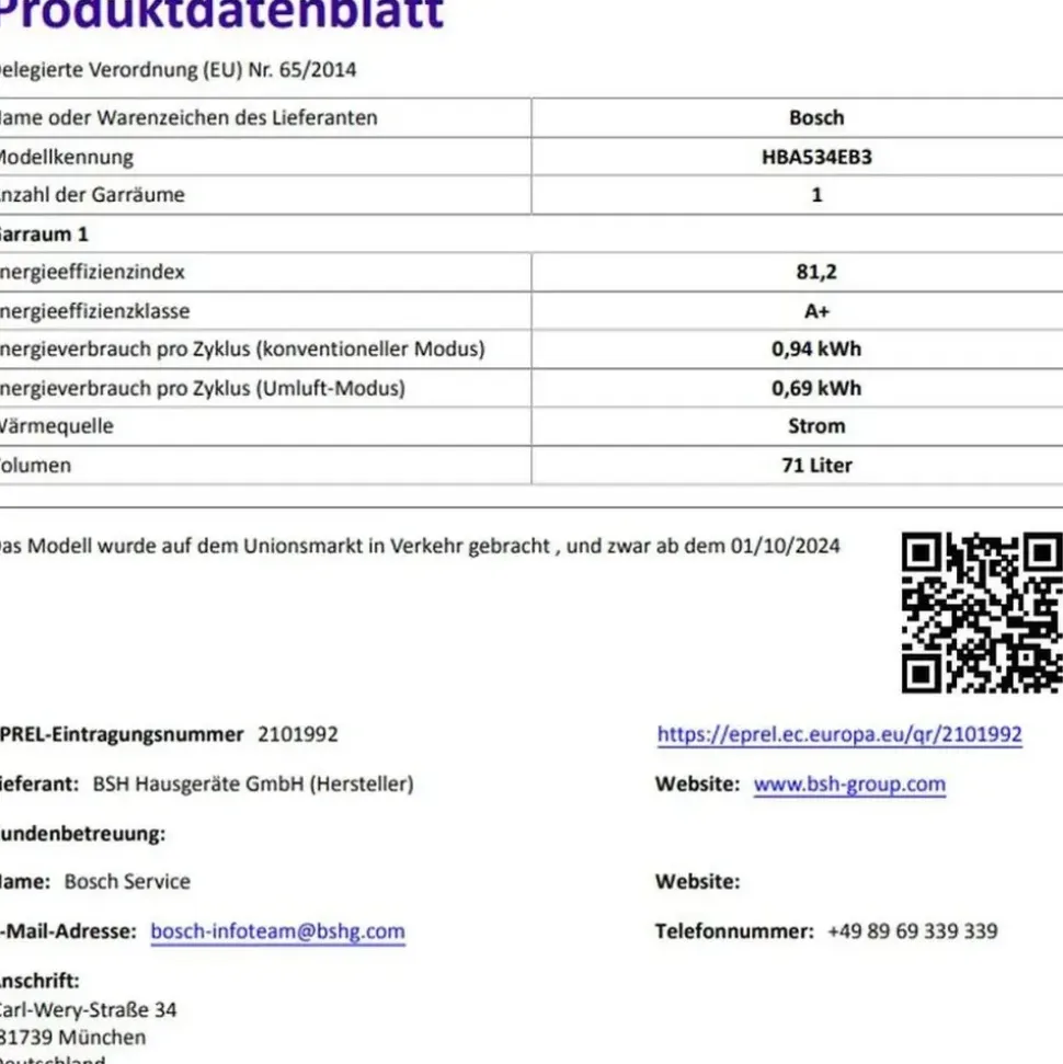 Bosch PKM Induktionskochfeld + Backofen Set
