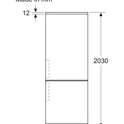 Bosch Serie 4 KGN392LCF Kühl-Gefrierkombination (363 l, 2030 mm hoch, Metall-Optik)
