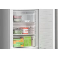 Bosch Serie 4 KGN392LCF Kühl-Gefrierkombination (363 l, 2030 mm hoch, Metall-Optik)