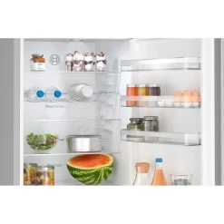 Bosch Serie 4 KGN392LCF Kühl-Gefrierkombination (363 l, 2030 mm hoch, Metall-Optik)