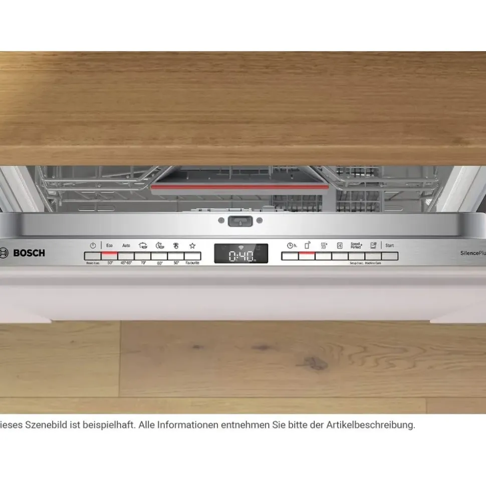 Bosch Serie 4 SMH4EAX28E Einbau-Geschirrspüler (vollintegrierbar, 600 mm)