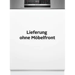 Bosch Serie 6 SMI6ECS12E Einbau-Geschirrspüler (teilintegrierbar, 598 mm breit, Edelstahl)