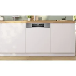 Bosch Serie 6 SMI6ECS12E Einbau-Geschirrspüler (teilintegrierbar, 598 mm breit, Edelstahl)