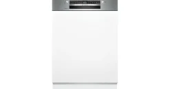Bosch Serie 4 SMI4EVS08E Einbau-Geschirrspüler (teilintegrierbar, 598 mm breit, Edelstahl)