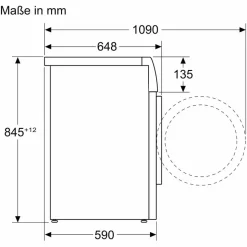 Bosch Serie 8 WGB244040 Waschmaschine (9 kg, 1400 U/min)