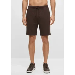 Boss Pyjamashorts Waffle Shorts Schwarz/Braun XL