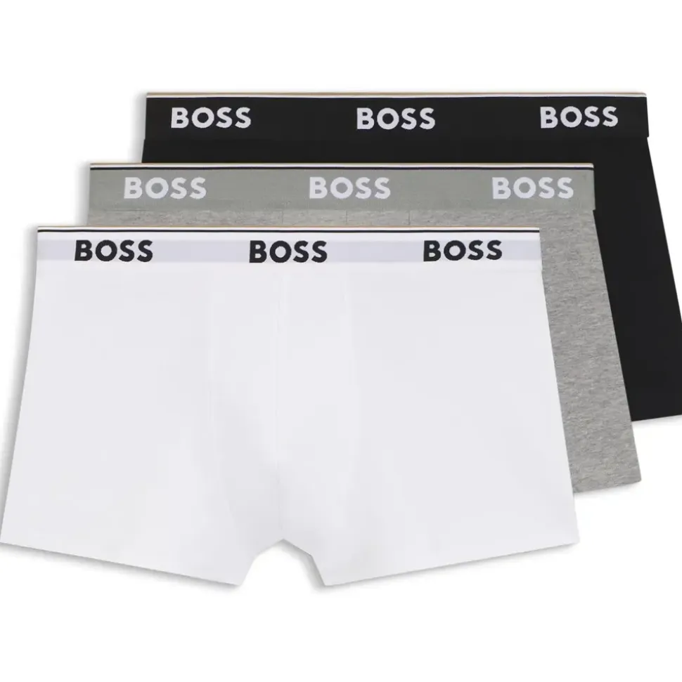 Boss Trunk 3 Pack grau/schwarz/weiß S 3er Pack