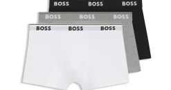 Boss Trunk 3 Pack grau/schwarz/weiß S 3er Pack