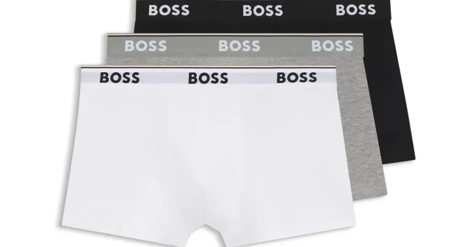 Boss Trunk 3 Pack grau/schwarz/weiß S 3er Pack