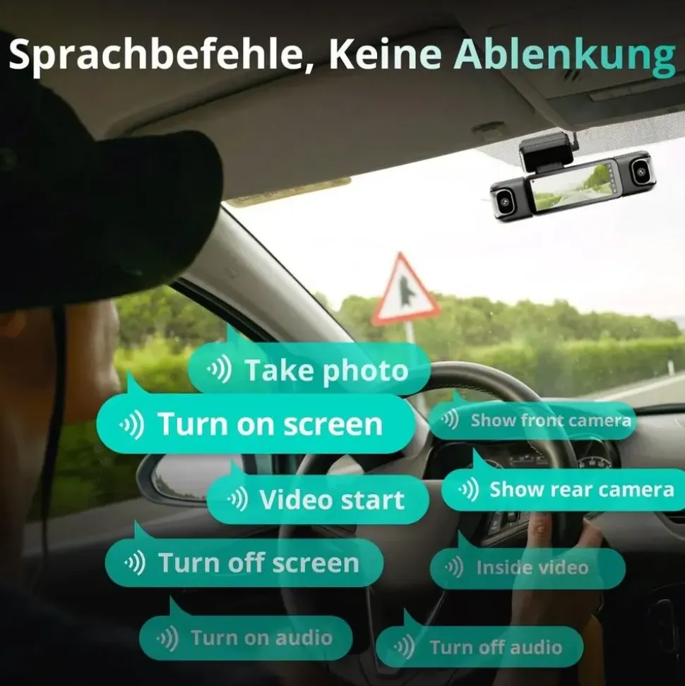 BOTSLAB 4 Kanal Dashcam 3K+3 * 1080P