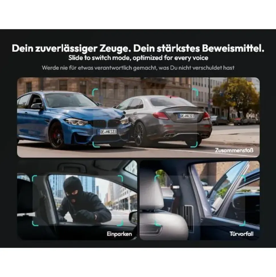 BOTSLAB 4 Kanal Dashcam 3K+3 * 1080P