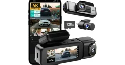 BOTSLAB 4K 3-Kanal Dashcam Auto Vorne Hinten