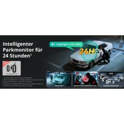 BOTSLAB 4K 3-Kanal Dashcam Auto Vorne Hinten