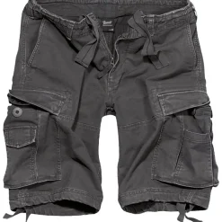 Brandit Textil Vintage Kurze Hose Anthracite M