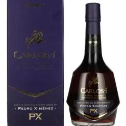 brandy carlos i Solera Gran Reserva PEDRO XIMÉNEZ 40,3 % vol 0,7 l Geschenkbox