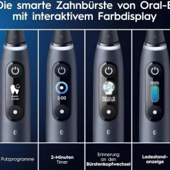 Braun iO Series 8 Plus Edition black + Reiseetui + Aufsteckbürsten 2 St.