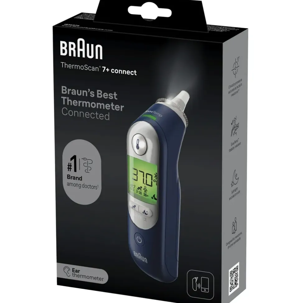 Braun ThermoScan 7+ Connect IRT6575NWE Ohrthermometer