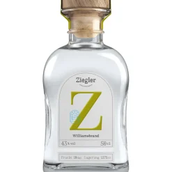 Brennerei Ziegler Williams Birnenbrand 43% vol 0,5 l