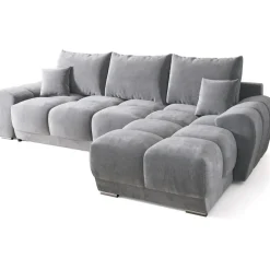 bromarkt Ecksofa Nubes grau