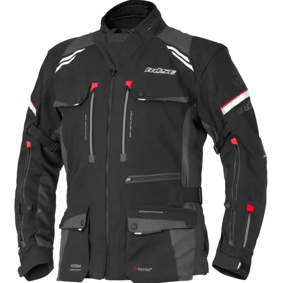 BÜSE Highland III Textiljacke Schwarz 50