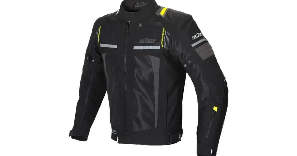 BÜSE Livorno Textiljacke Schwarz 3XL