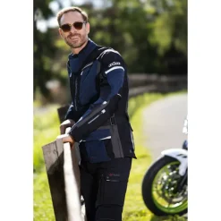 BÜSE Open Road III Textiljacke Blau/Schwarz 54