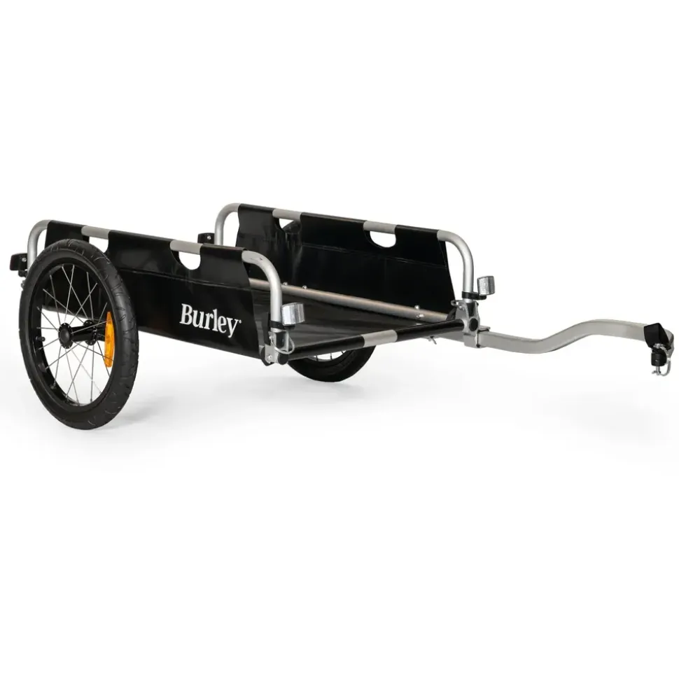 BURLEY Flatbed Lastenanhänger schwarz