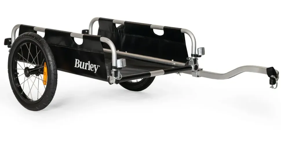 BURLEY Flatbed Lastenanhänger schwarz