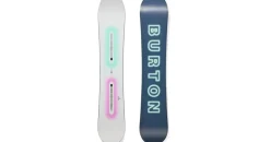 BURTON Custom Camber Snowboard weiß/grün/rosa - 162