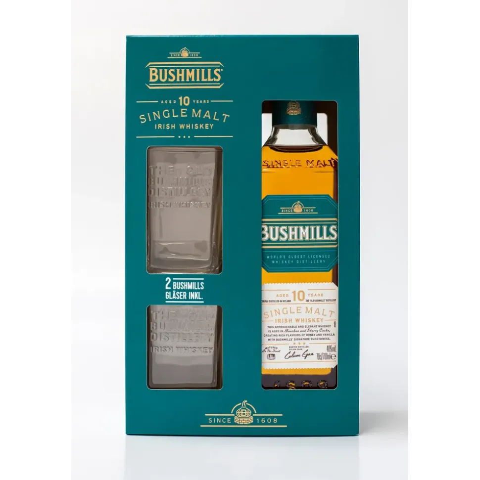 Bushmills 10 Years Old Single Malt Irish 40% vol 0,7 l Geschenkbox