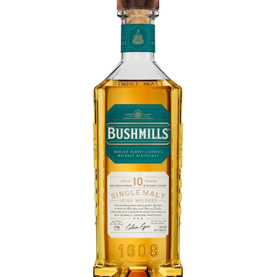 Bushmills 10 Years Old Single Malt Irish 40% vol 0,7 l Geschenkbox