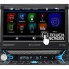 Caliber Autoradio mit Klappbildschirm - Bluetooth - USB - SD - AUX - 1 DIN - Einfach DIN - Rückfahrkamera-Eingang (RMD583DAB-BT)
