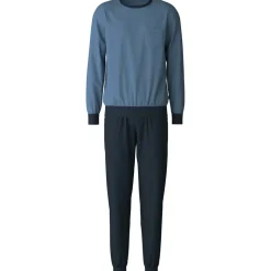 CALIDA Schlafanzug Relax Essentials Blau L (52/54)