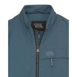 CAMEL ACTIVE Leichte einrollbare Weste mit Funktionstaschen blau S