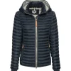 CAMEL ACTIVE Steppjacke aus recyceltem Polyamid in Dunkelblau, | 40