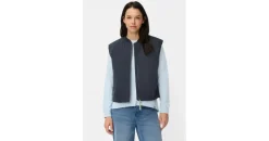 CAMEL ACTIVE Weste mit 2-Wege-Reißverschluss und reflektierenden Details Dunkelblau, | 38