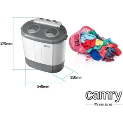 Camry CR 8052 Camping-Waschmaschine Toplader (3 kg)