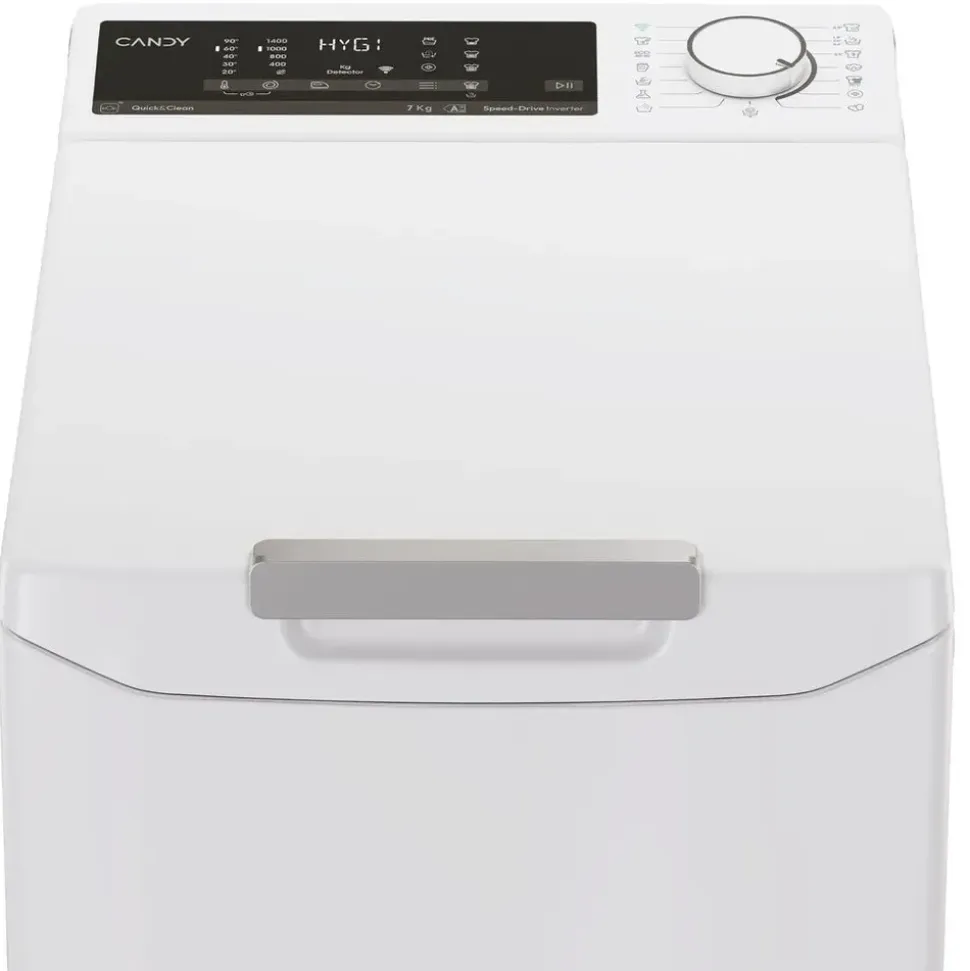 Candy TCA474TM5-S Toplader (7 kg, 1400 U/min)