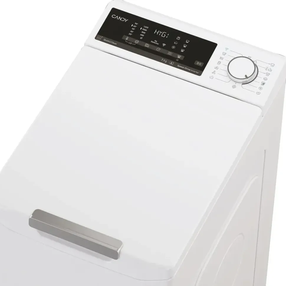 Candy TCA474TM5-S Toplader (7 kg, 1400 U/min)