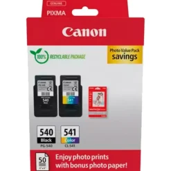 Canon PG-540 schwarz + CL-541 CMY Photo Value-Pack