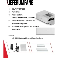 Canon Selphy CP1500 weiß