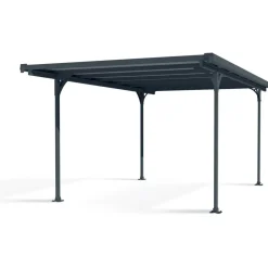 CANOPIA Carport Verona 5,00 x 2,18 m anthrazit inkl. Regenrinne
