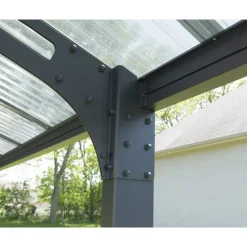 CANOPIA Doppelcarport Arizona Wave 5,80 x 5,00 m anthrazit inkl. UV-Schutz und witterungsbeständig