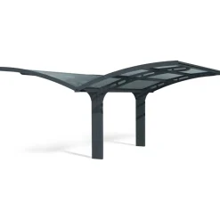 CANOPIA Doppelcarport Arizona Wave 5,80 x 5,00 m anthrazit inkl. UV-Schutz und witterungsbeständig